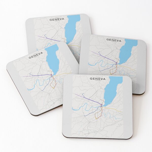 Item preview, Geneva Transit Map designed and sold by CPTVDesign.