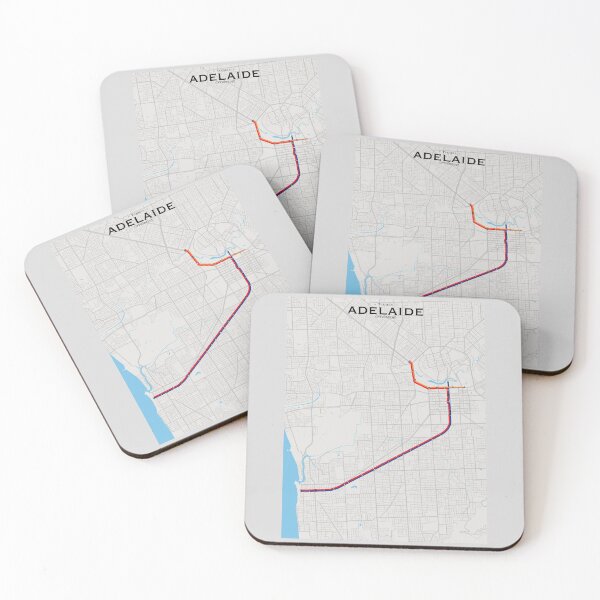 Item preview, Adelaide Transit Map designed and sold by CPTVDesign.