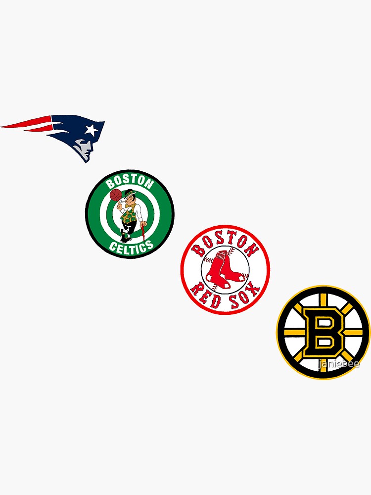 "Massachusetts Sports Teams" Sticker for Sale by janiebee Redbubble