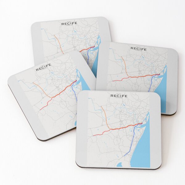 Item preview, Recife Transit Map designed and sold by CPTVDesign.
