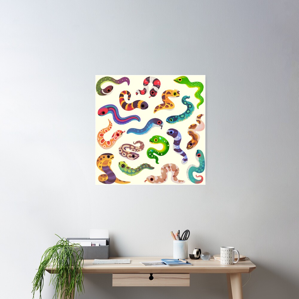 Serpent Day - bright Poster