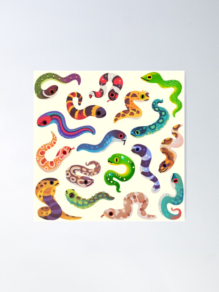 Alternate view of Serpent Day - bright Poster