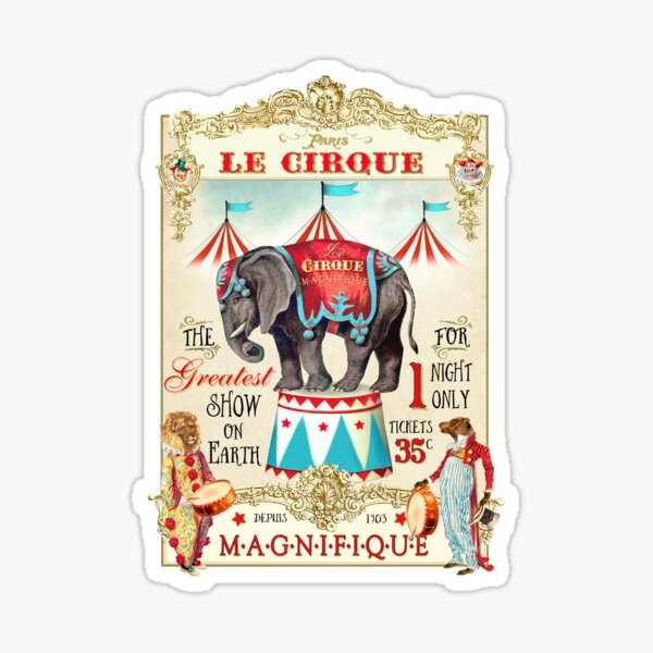 Item preview, Show Time, Circus Elephant designed and sold by Wendy Paula Patterson.