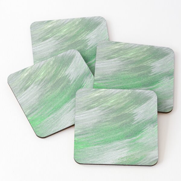 Item preview, Green and Silver swirl designed and sold by robinyukiko.