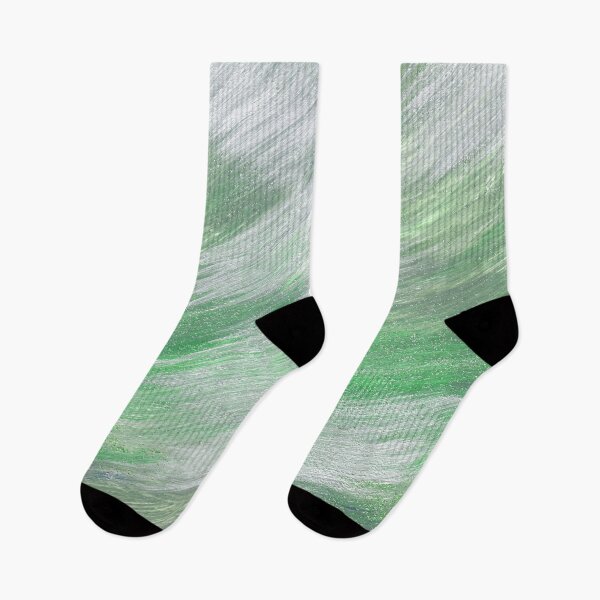 Item preview, Green and Silver swirl designed and sold by robinyukiko.