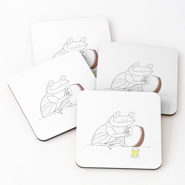 Item preview, Bodhey the Bodhran playing frog designed and sold by Philip Kramer.