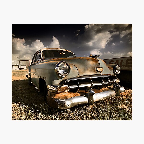 Abandoned 1954 Chevy Belair Photographic Print
