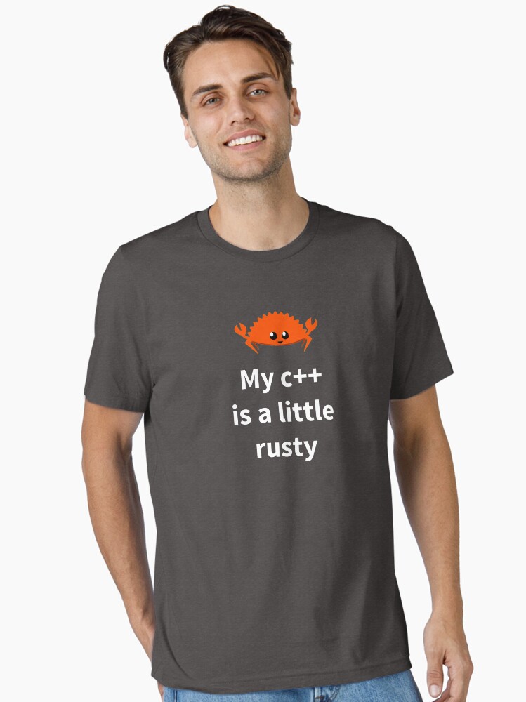 Imagen 2 de 7, Camiseta esencial con la obra cangrejo de hierro oxidado, diseñada y vendida por leesander.