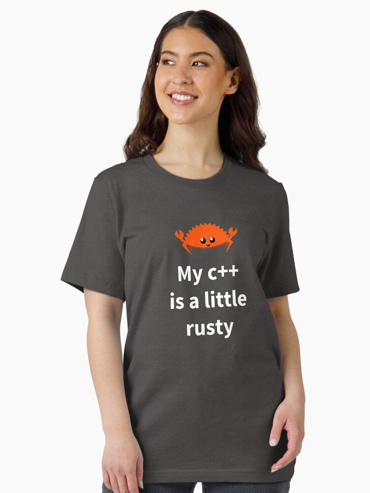 Imagen 1 de 7, Camiseta esencial con la obra cangrejo de hierro oxidado, diseñada y vendida por leesander.