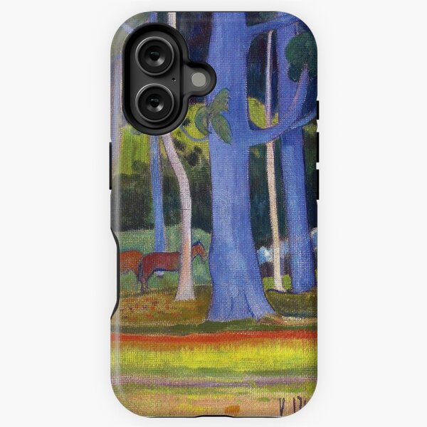 Vista previa del artículo con la obra «Paul Gauguin - Paisaje con troncos azules», diseñado y vendido por irinatsy.