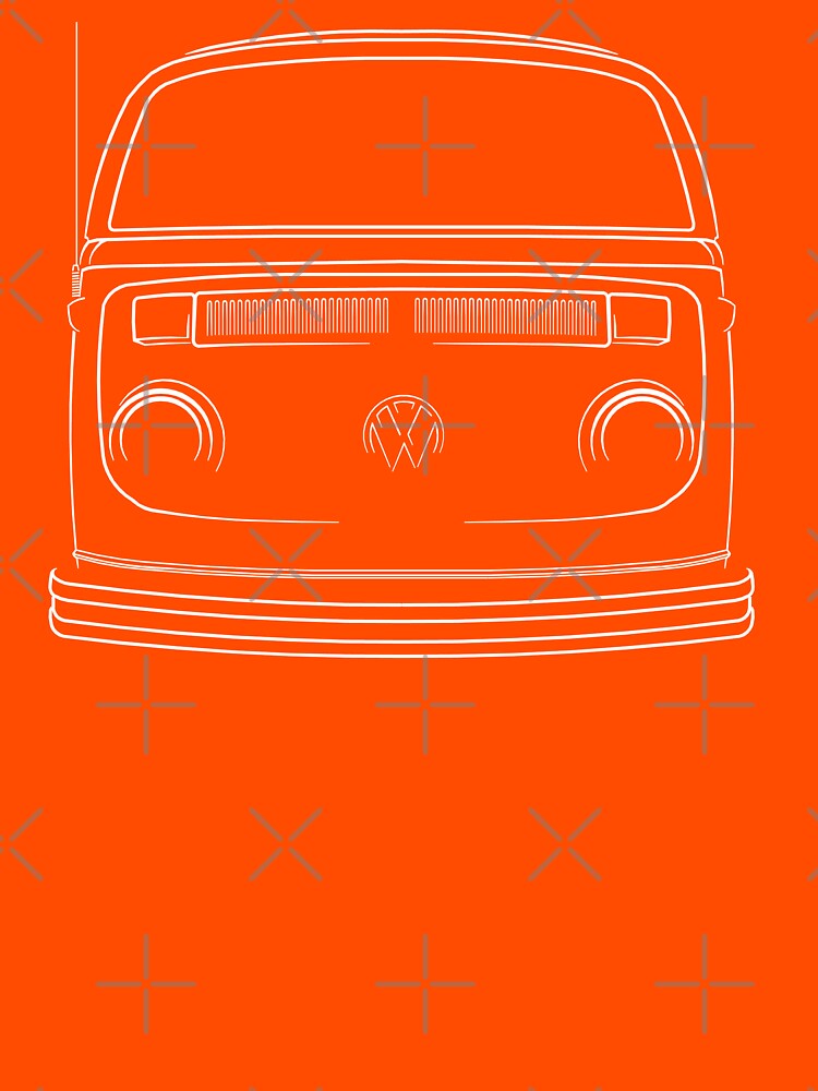 hippie bus stencil t shirt by mal photography redbubble