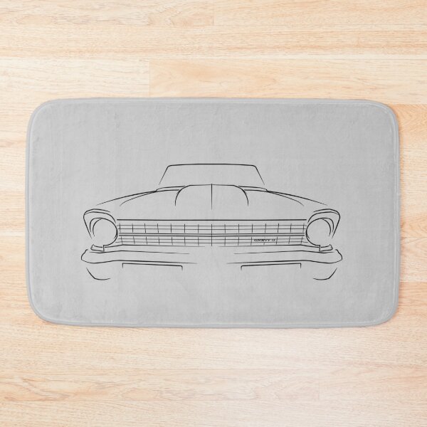 Item preview, 1967 Chevy II Nova - front Stencil, black designed and sold by mal-photography.