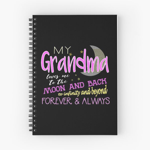 Item preview, My Grandma Loves Me to the Moon and Back To Infinity And Beyond Forever And Always designed and sold by nikkidawn74.