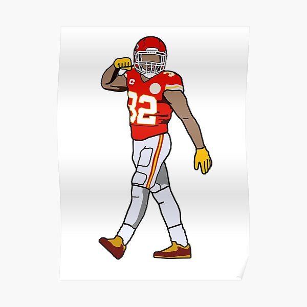 Tyreek Hill Kansas City Chiefs Football Art Illustrated -   Norway