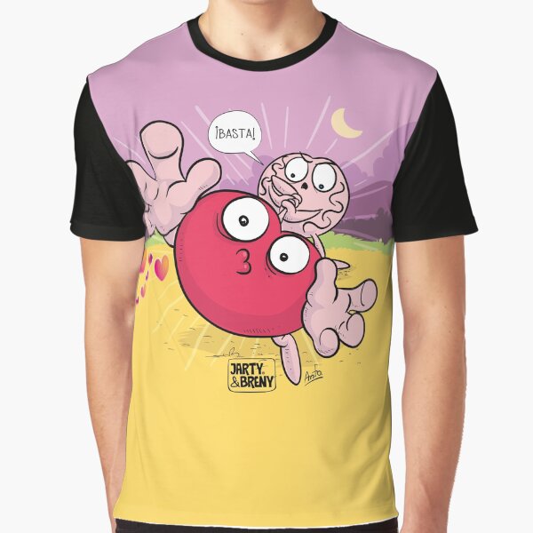 San Valentin-J&B - Basta Camiseta gráfica