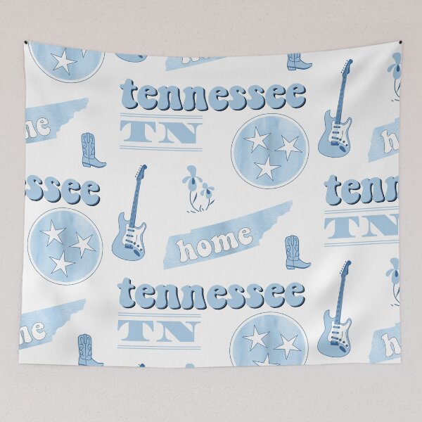 Item preview, Light Blue Watercolor Tennessee US State Pack designed and sold by The-Goods.