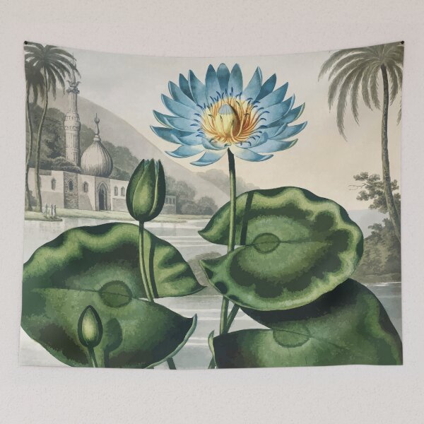Item preview, The Blue Egyptian Water-Lily The Temple of Flora Robert John Thornton designed and sold by digitalvintage.