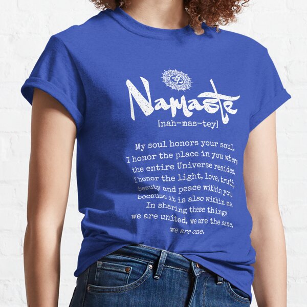 Shirt with print Namasté / Yoga shirt with print, 66,00 €