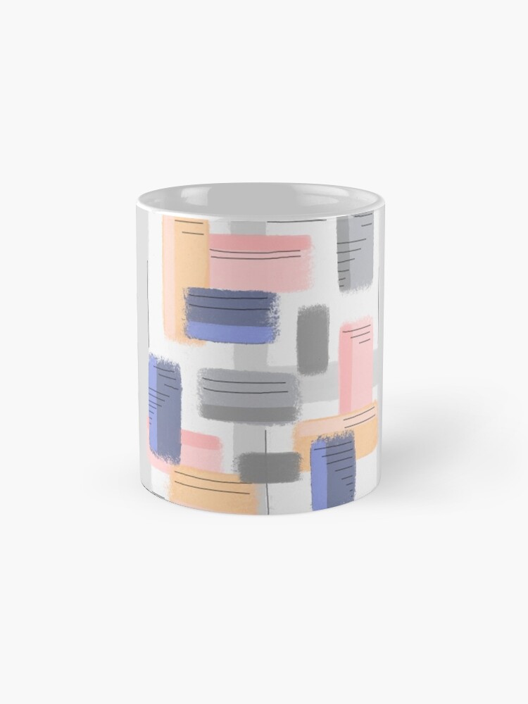 Alternate view of Mod Chalk Nod Abstract Coffee Mug