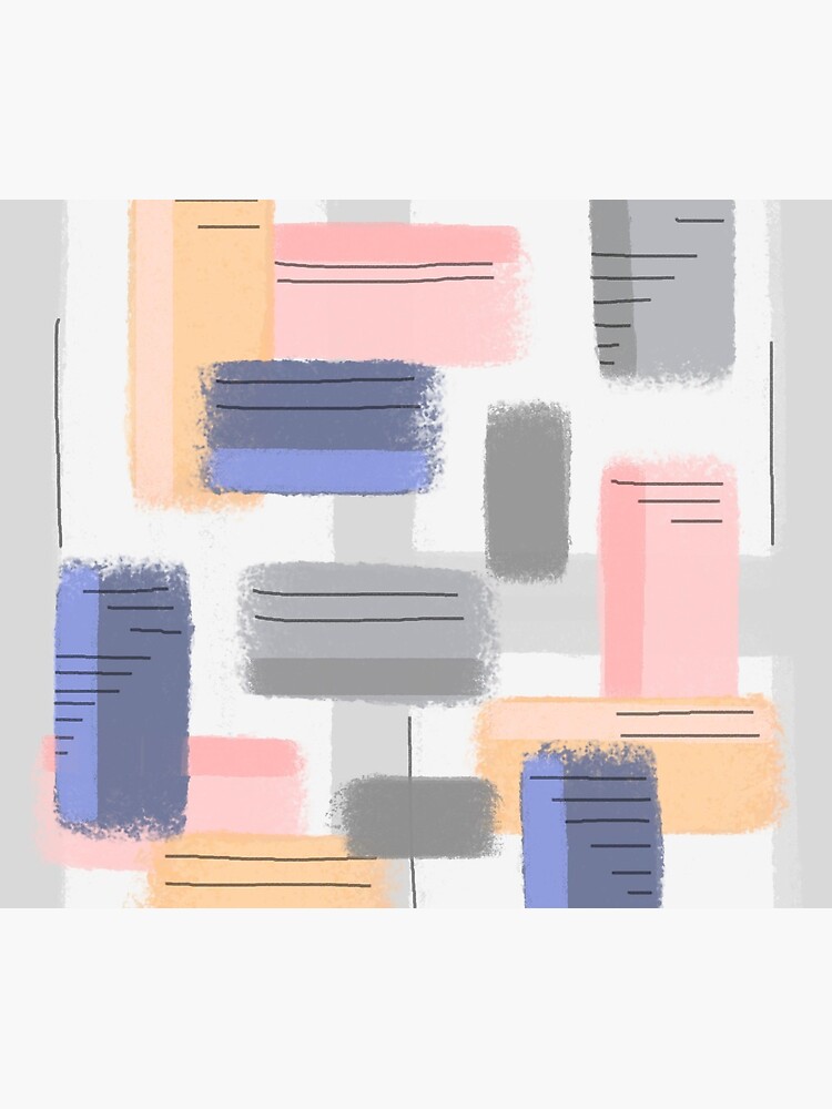 Mod Chalk Nod Abstract by FranBail