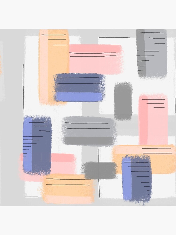 Mod Chalk Nod Abstract by FranBail