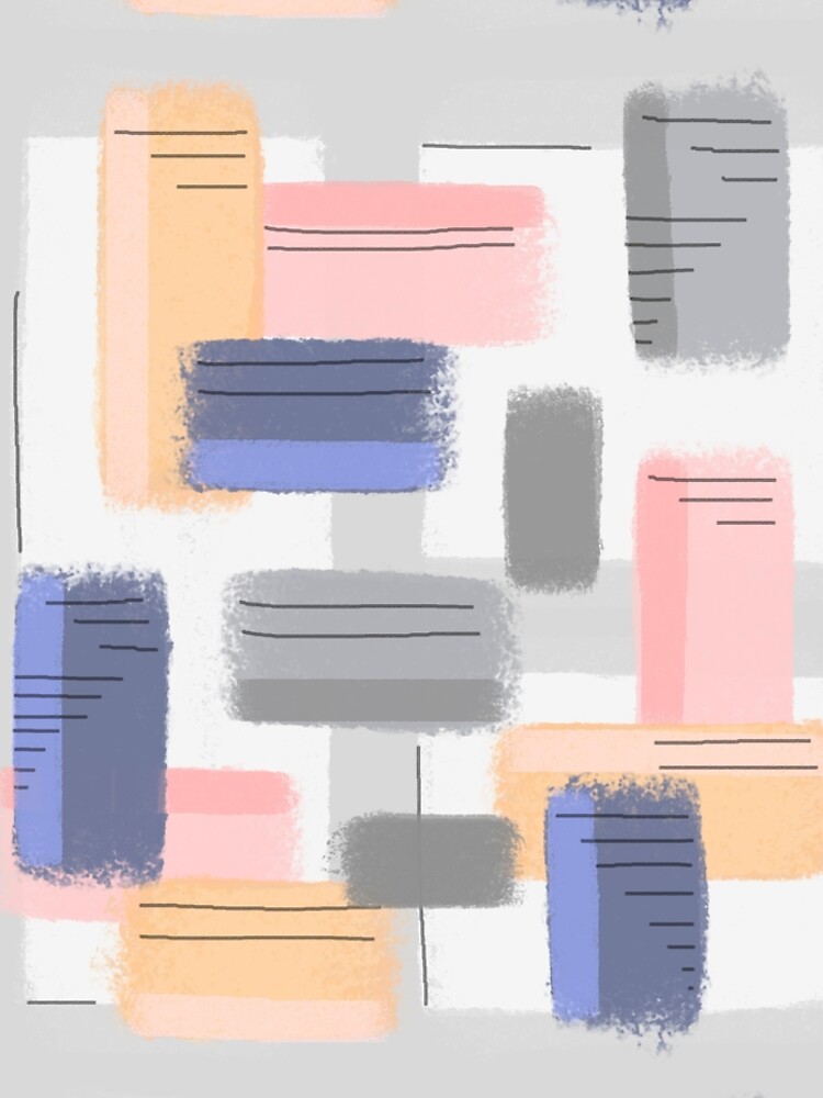Mod Chalk Nod Abstract by FranBail