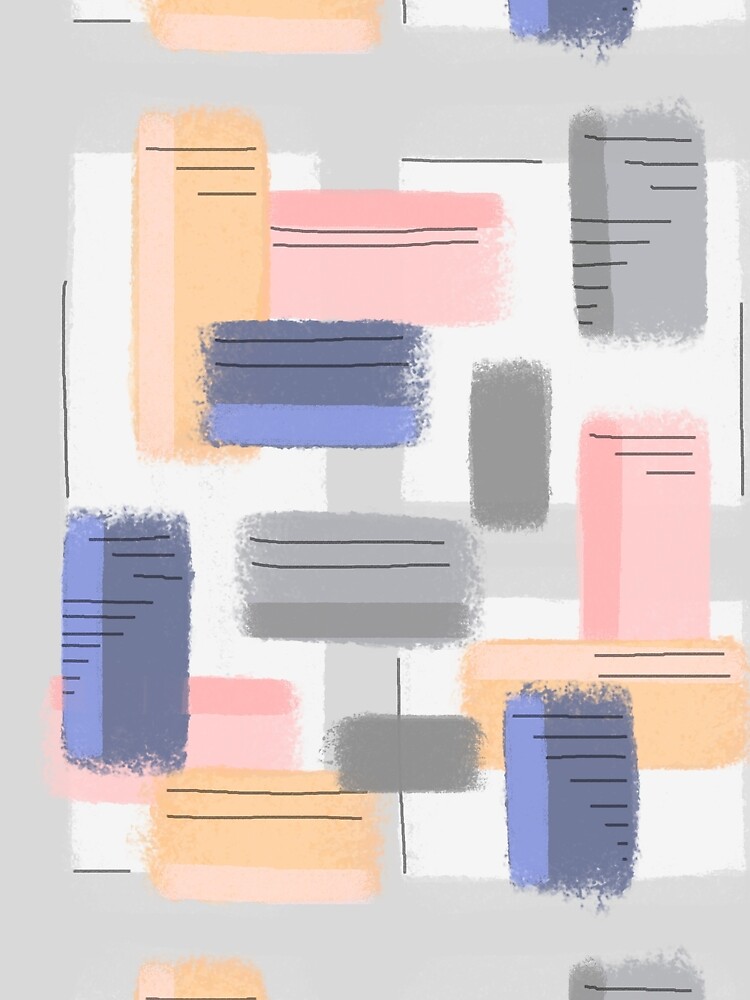 Mod Chalk Nod Abstract by FranBail