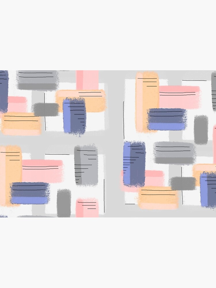 Mod Chalk Nod Abstract by FranBail