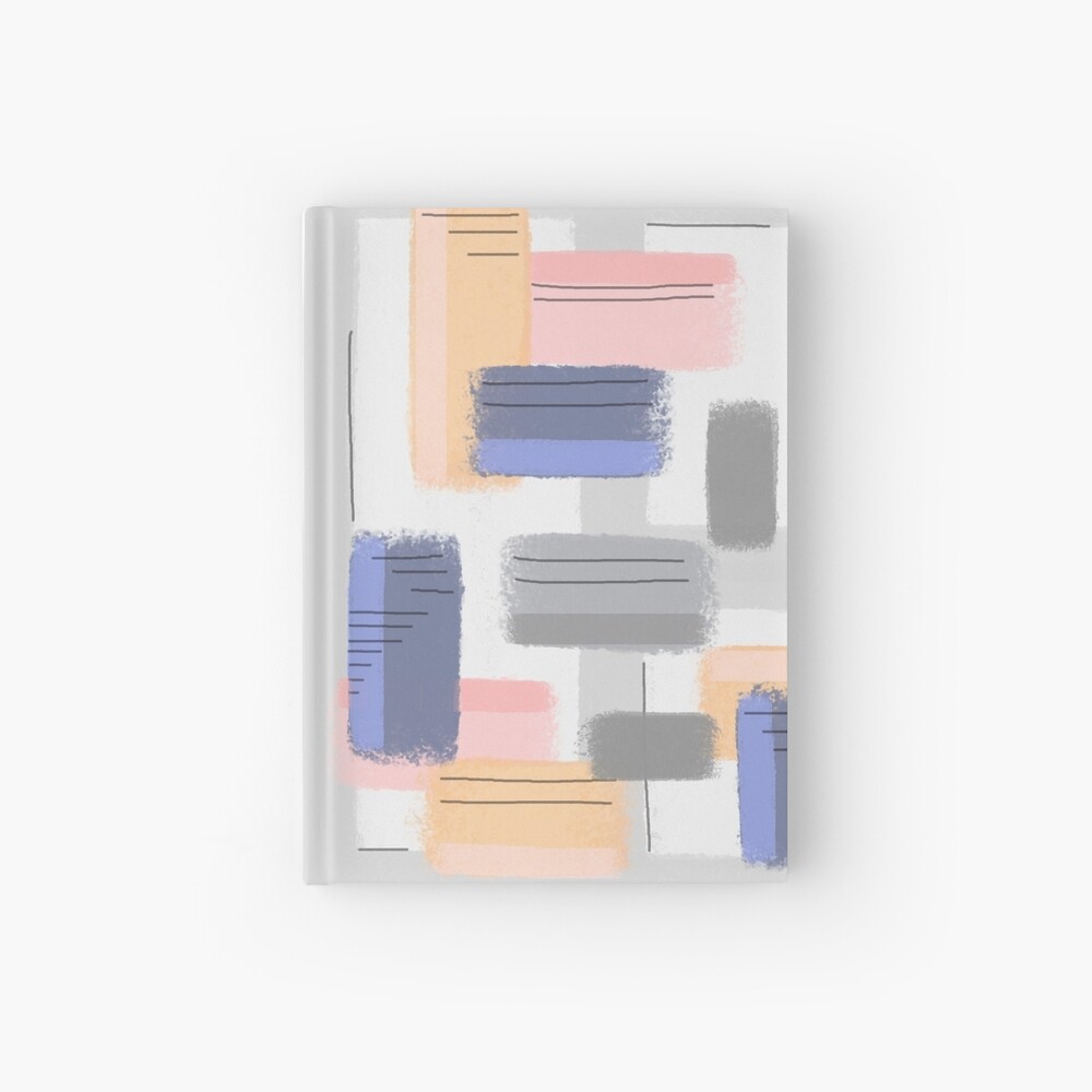 Mod Chalk Nod Abstract Hardcover Journal