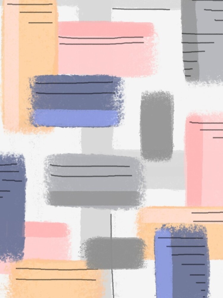 Mod Chalk Nod Abstract by FranBail
