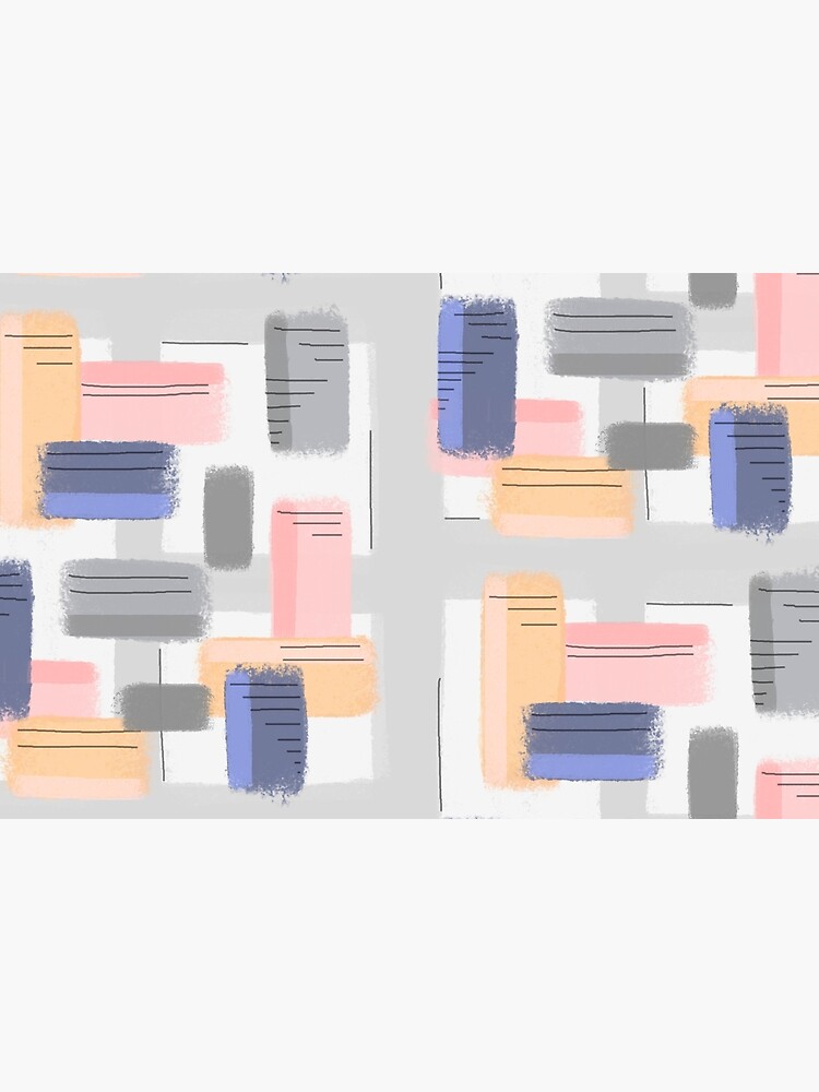 Mod Chalk Nod Abstract by FranBail