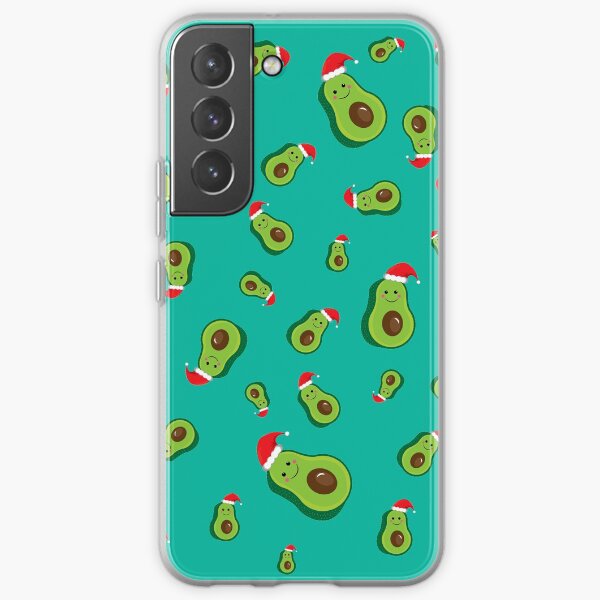 Christmas Avocado Print Samsung Galaxy Soft Case