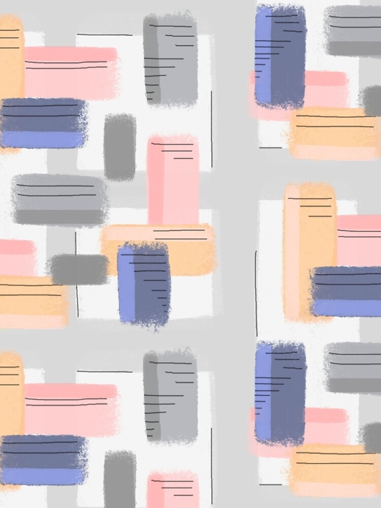 Mod Chalk Nod Abstract by FranBail