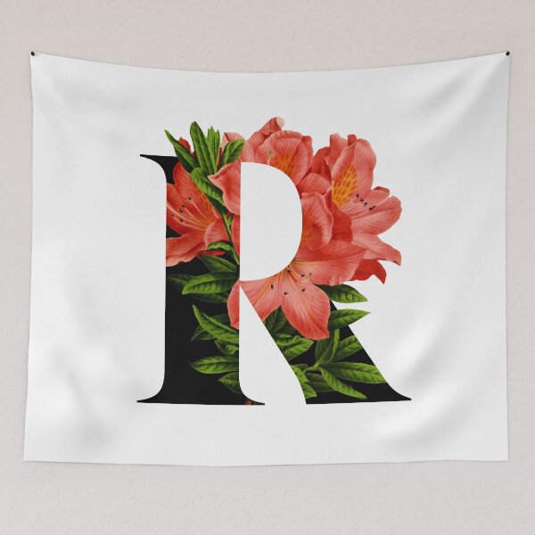 Item preview, Secret Garden in Letter R  / with Vintage Feel designed and sold by AlexVDesign.