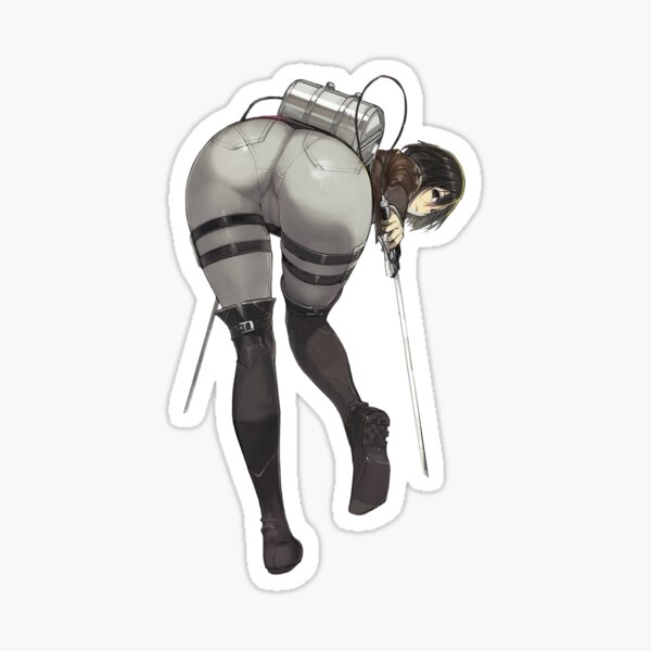 Ataque a los titanes Mikasa Ackerman Pegatina