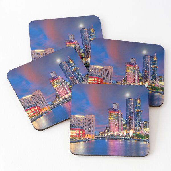 Item preview, Melbourne Southbank twilight designed and sold by dags.
