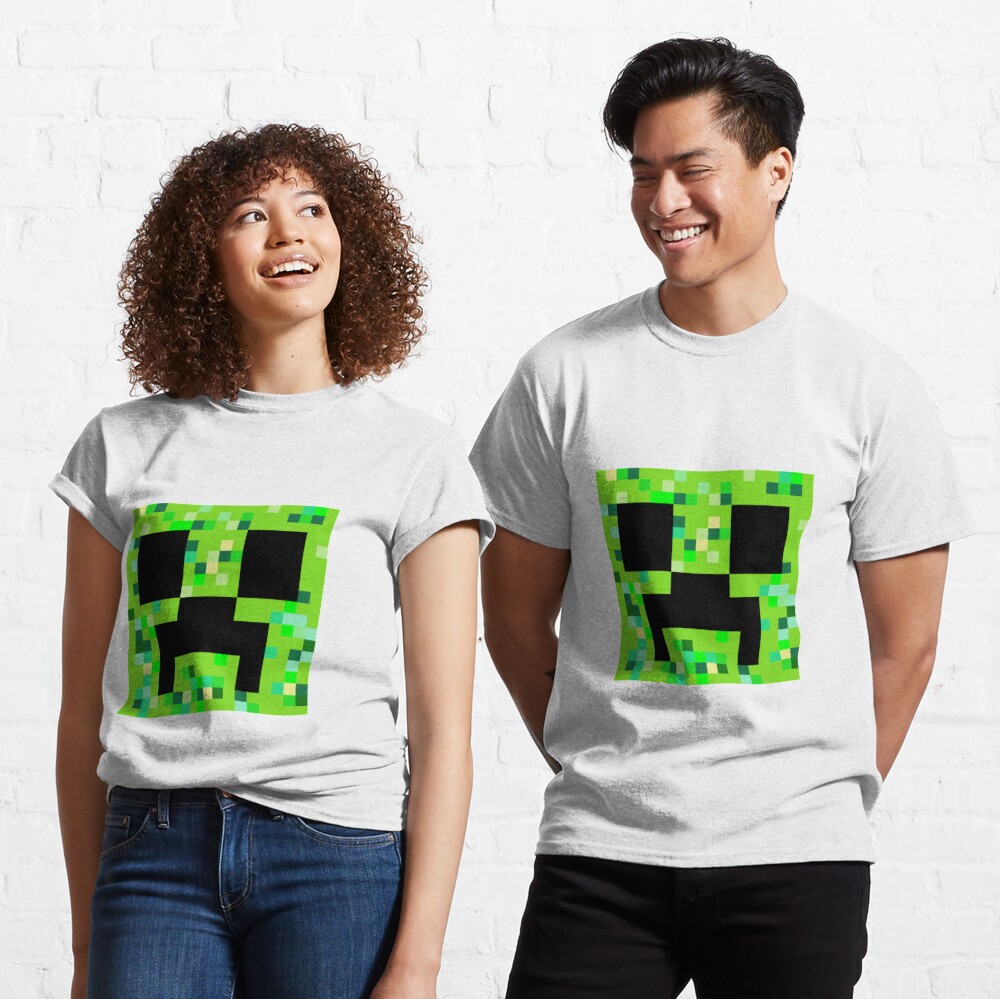Creeper Minecraft T Shirt By Design2z Redbubble - creeper t shirt roblox body