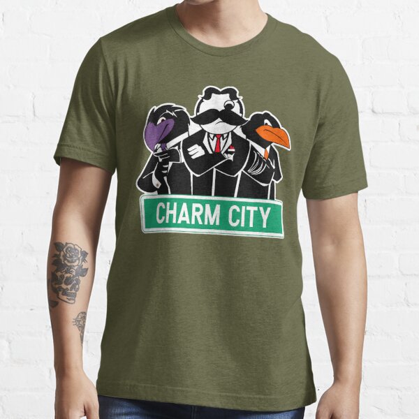 Charm City Gang T Shirt 100% Pure Cotton Baltimore Maryland Ravens Orioles  Baseball Football Charm City National Bohemian Boh - T-shirts - AliExpress