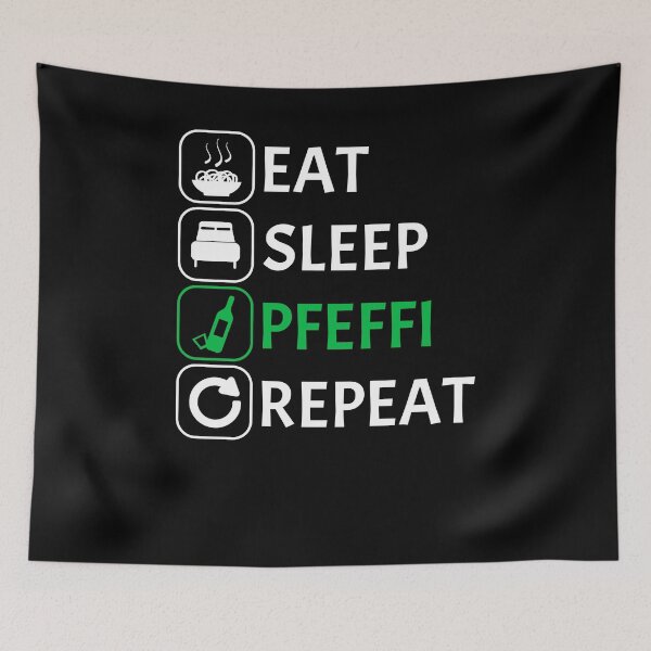Item preview, Eat Sleep Pfeffi Repeat designed and sold by Weilichesmag.