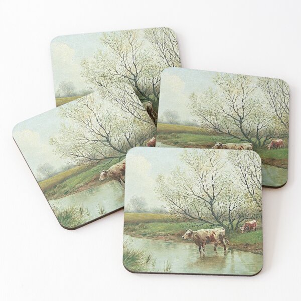 Item preview, Pastoral Oil Painting Artwork designed and sold by FuzzyHoney.