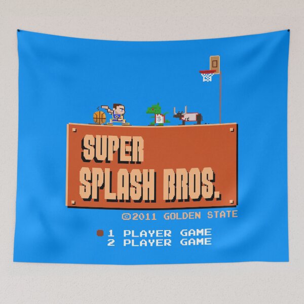 Item preview, Super Splash Bros 2d Video Game Start Screen designed and sold by Selecttostart.