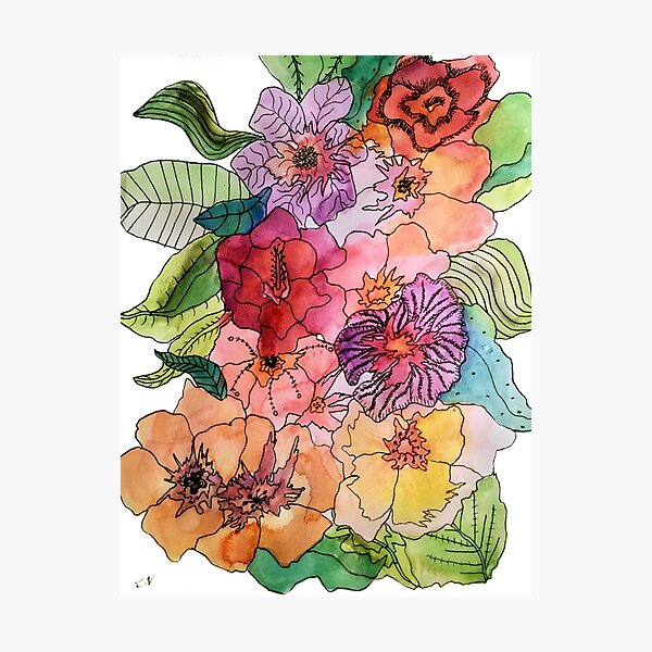 Item preview, Floral Contour designed and sold by BlazerDesigns.