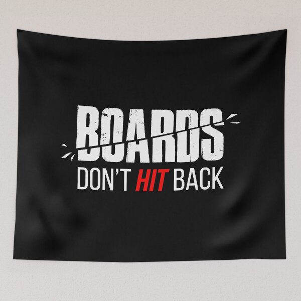 Item preview, Boards Don't Hit Back Martial Arts designed and sold by lokopunch.