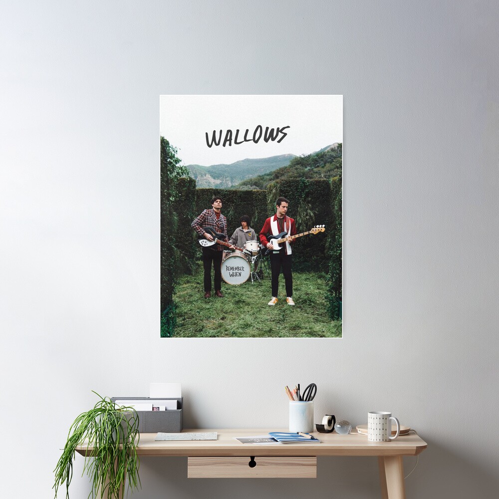 “wallows “remember when” poster " Poster by tirelessmess | Redbubble