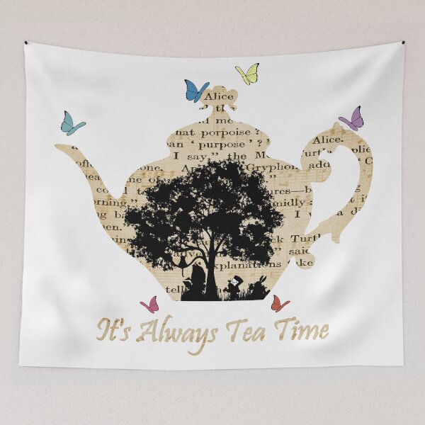 Item preview, Alice In Wonderland Vintage Tea Time designed and sold by maryedenoa.