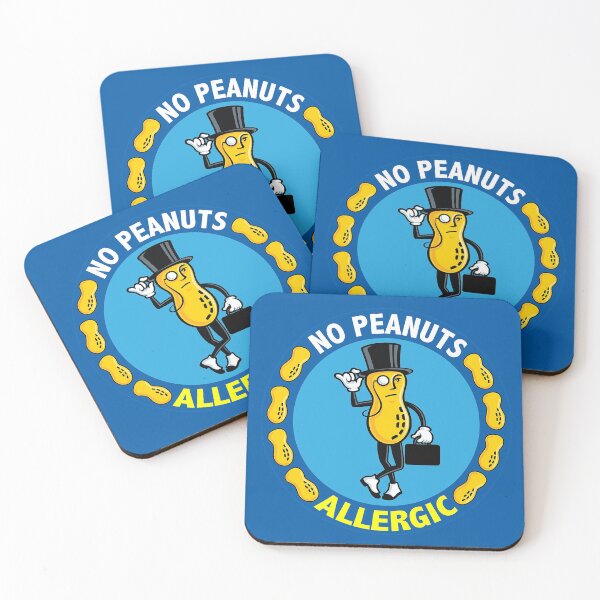 Item preview, No Peanuts - Peanut Allergies label - Peanut Allergy Shirts - Allergy t shirt - Allergy Gifts designed and sold by happygiftideas.