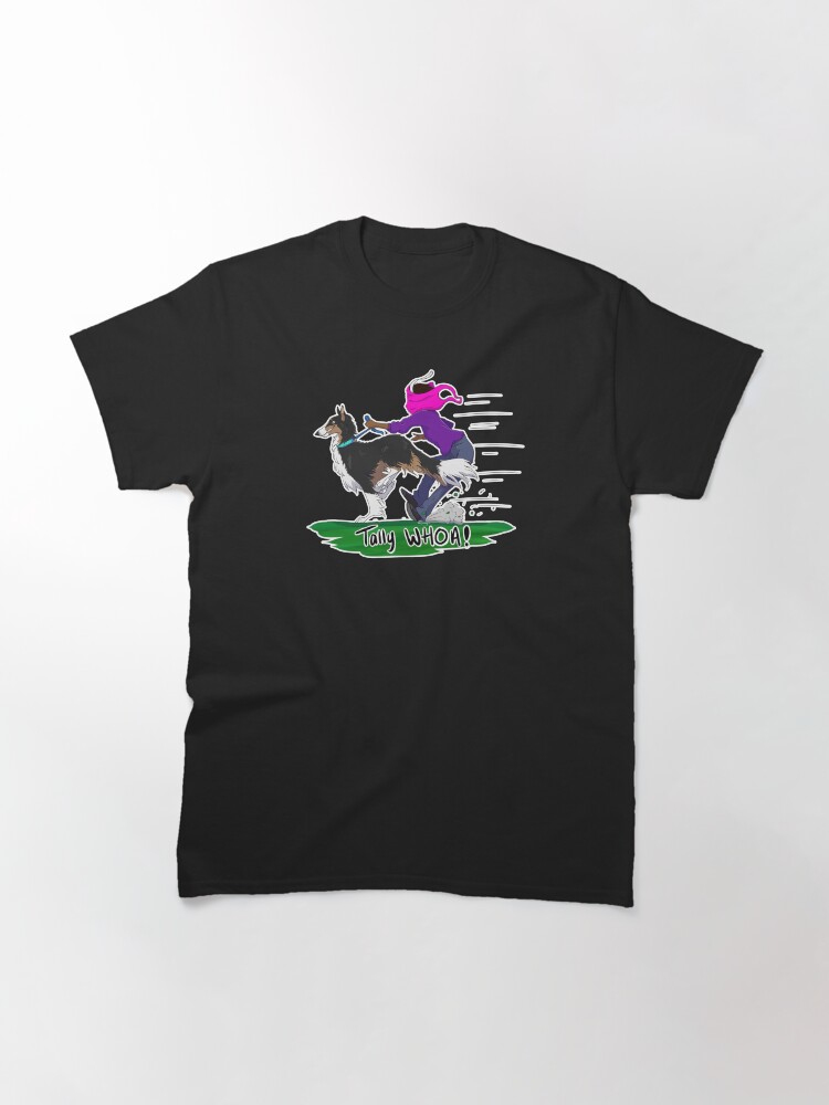 Alternate view of Tally WHOA! - Black and Tan Classic T-Shirt