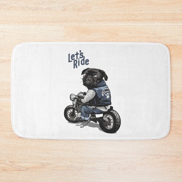 Item preview, Biker Pug designed and sold by durkstars.