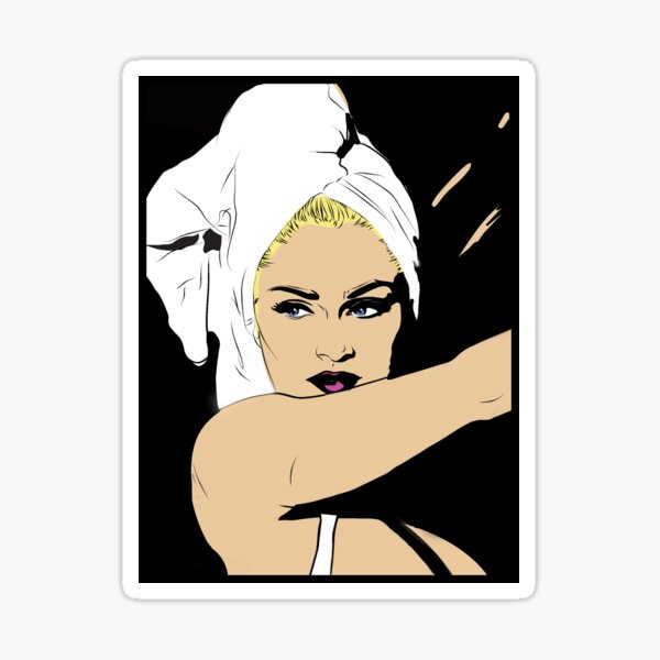 Handtuch Kopf Sticker