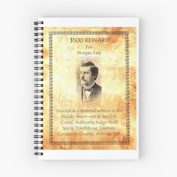 Item preview, Morgan Earp Wanted designed and sold by Lawrence Baird.